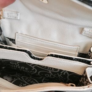 Betsey Johnson Bags - Betseyville white quilted bow purse vegan boho mod Betsey Johnson Bags - Betseyville white quilted bow purse vegan boho mod